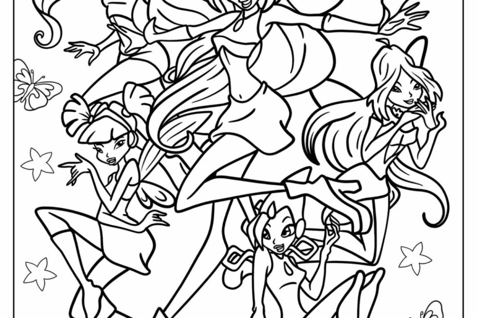 20 Winx Coloring Pages Free PDF Printables