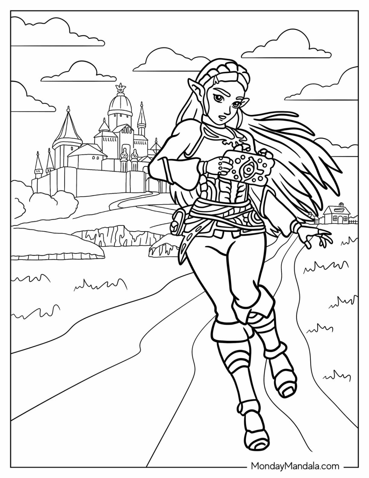 20 Zelda Coloring Pages Free PDF Printables 