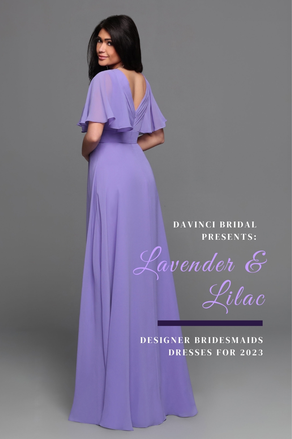2023 Color Trends Lavender U0026 Lilac Bridesmaids Dresses DaVinci Bridal