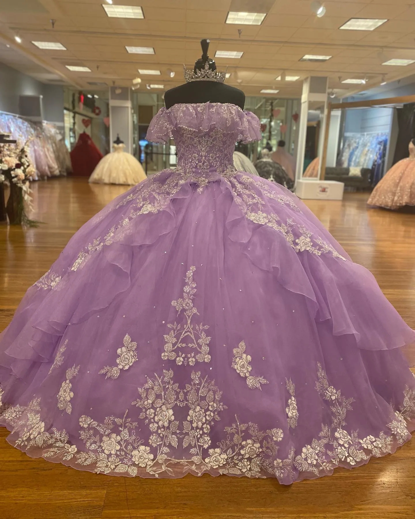 orchid color dress
