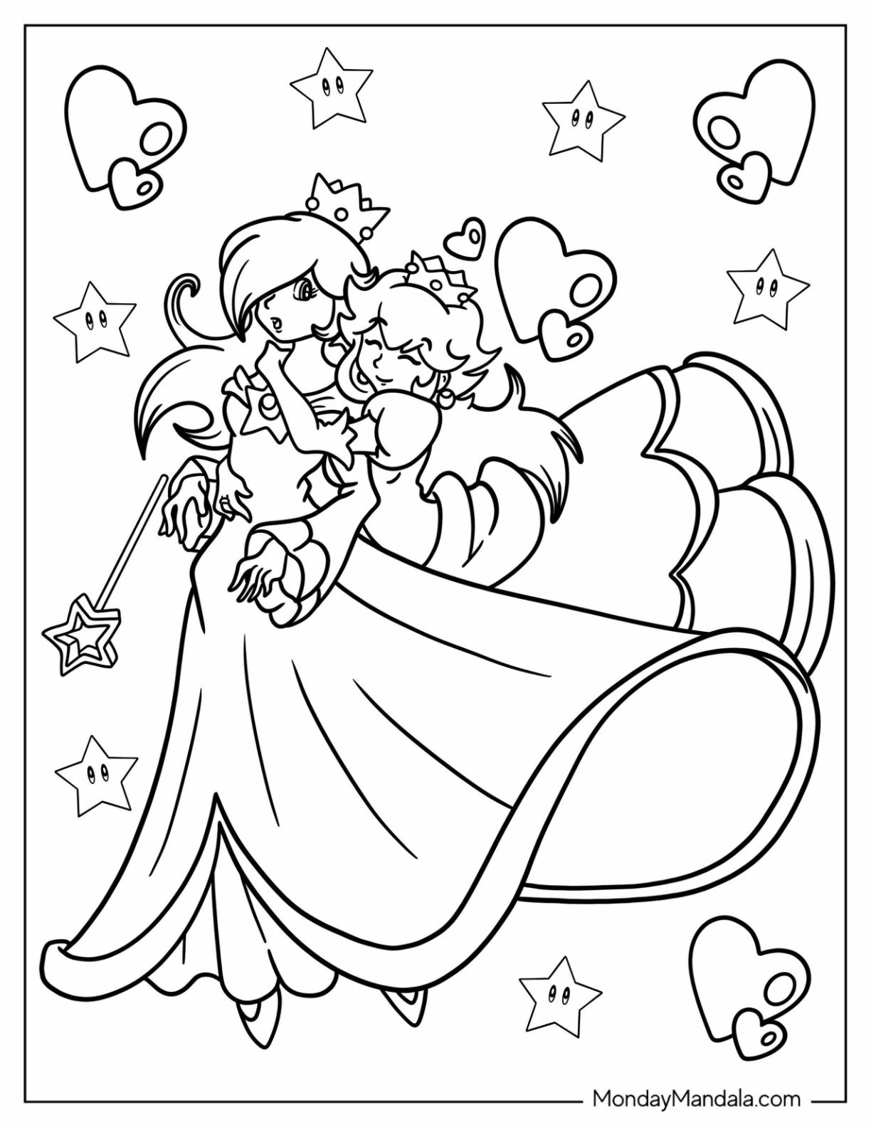22 Rosalina Coloring Pages Free PDF Printables 