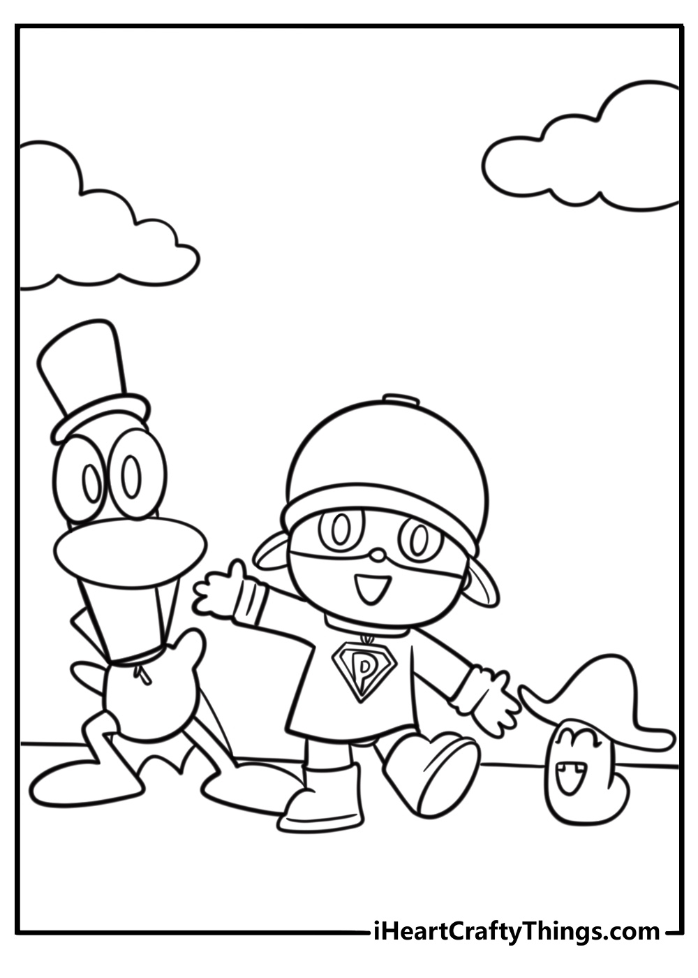 24 Free Pocoyo Coloring Pages For Kids
