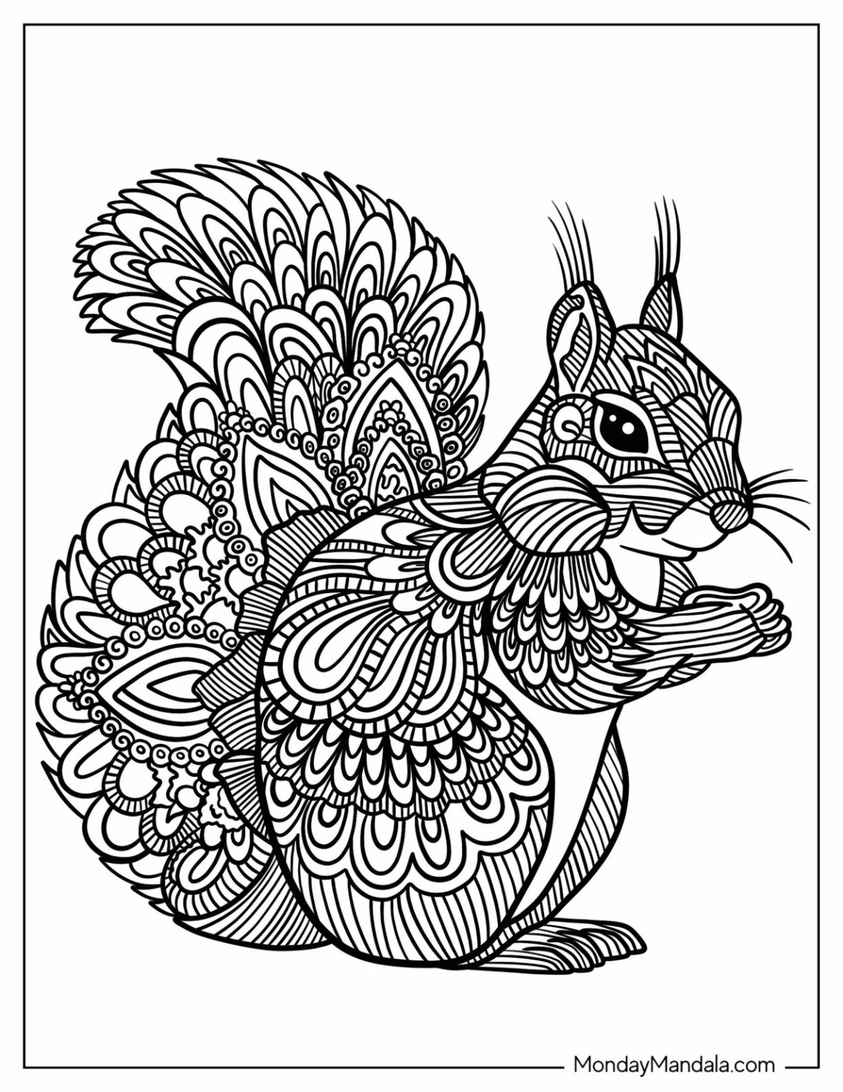 animal coloring sheets for adults
