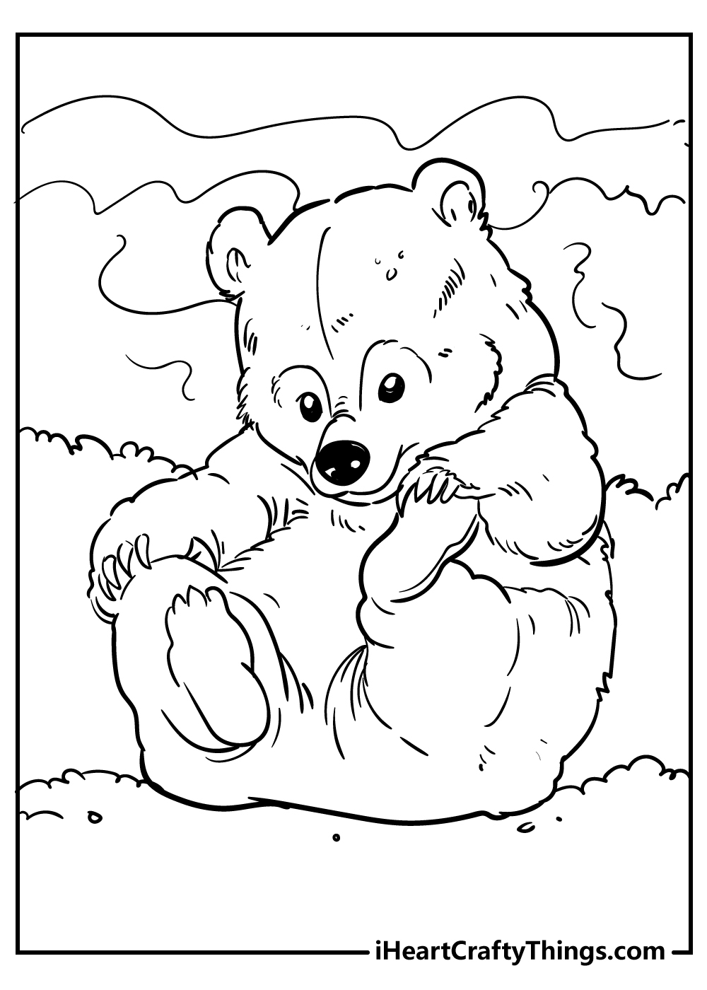 printable bear pictures to color