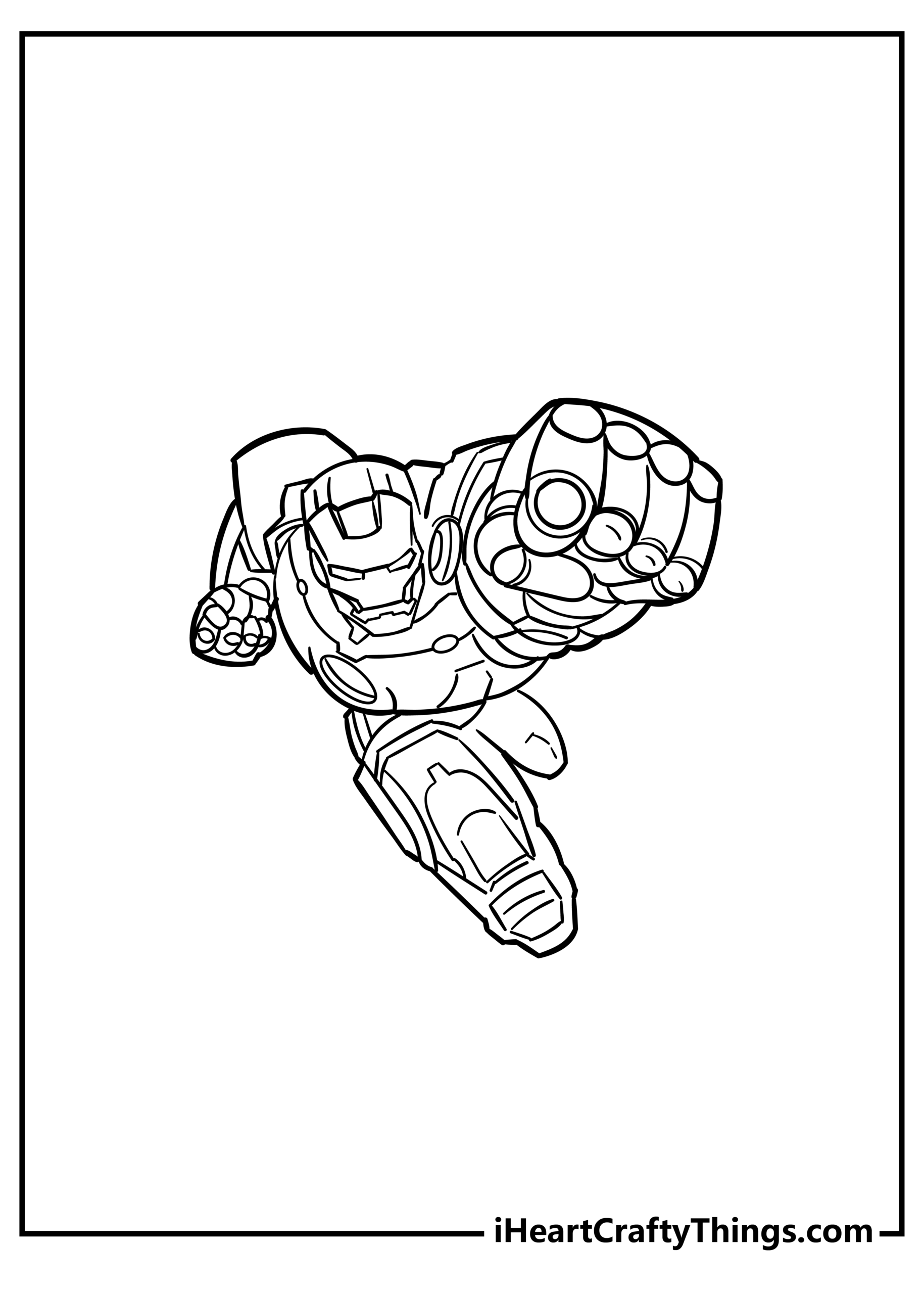 30 Iron Man Coloring Pages Printable Free And Easy PDFs 