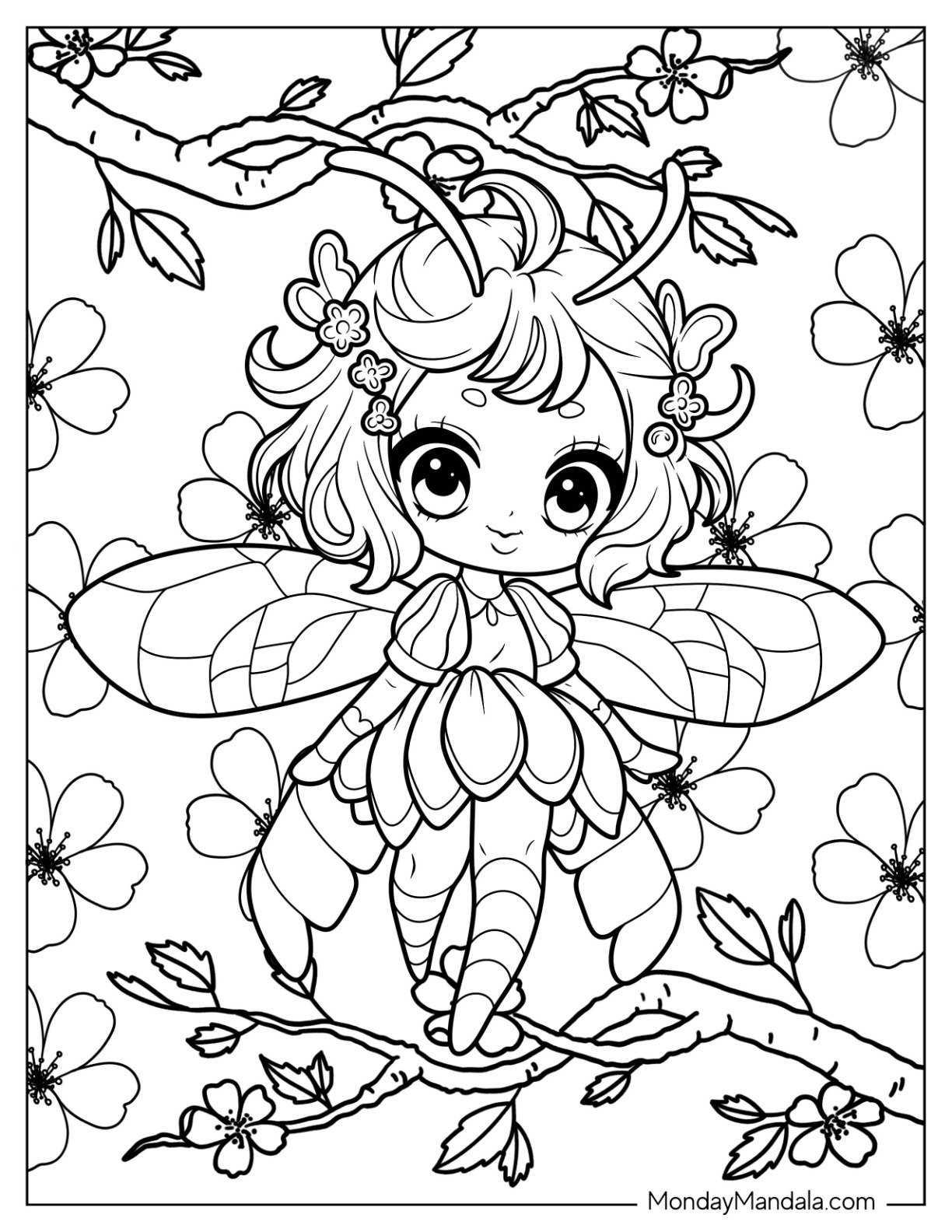 printable bee coloring pages