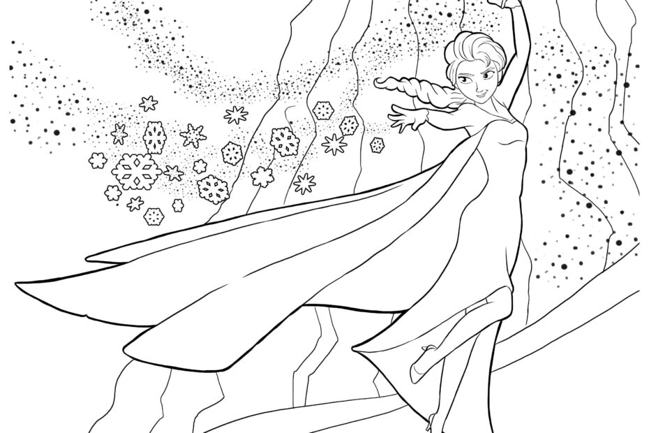35 Elsa Coloring Pages From Frozen For Kids Parade