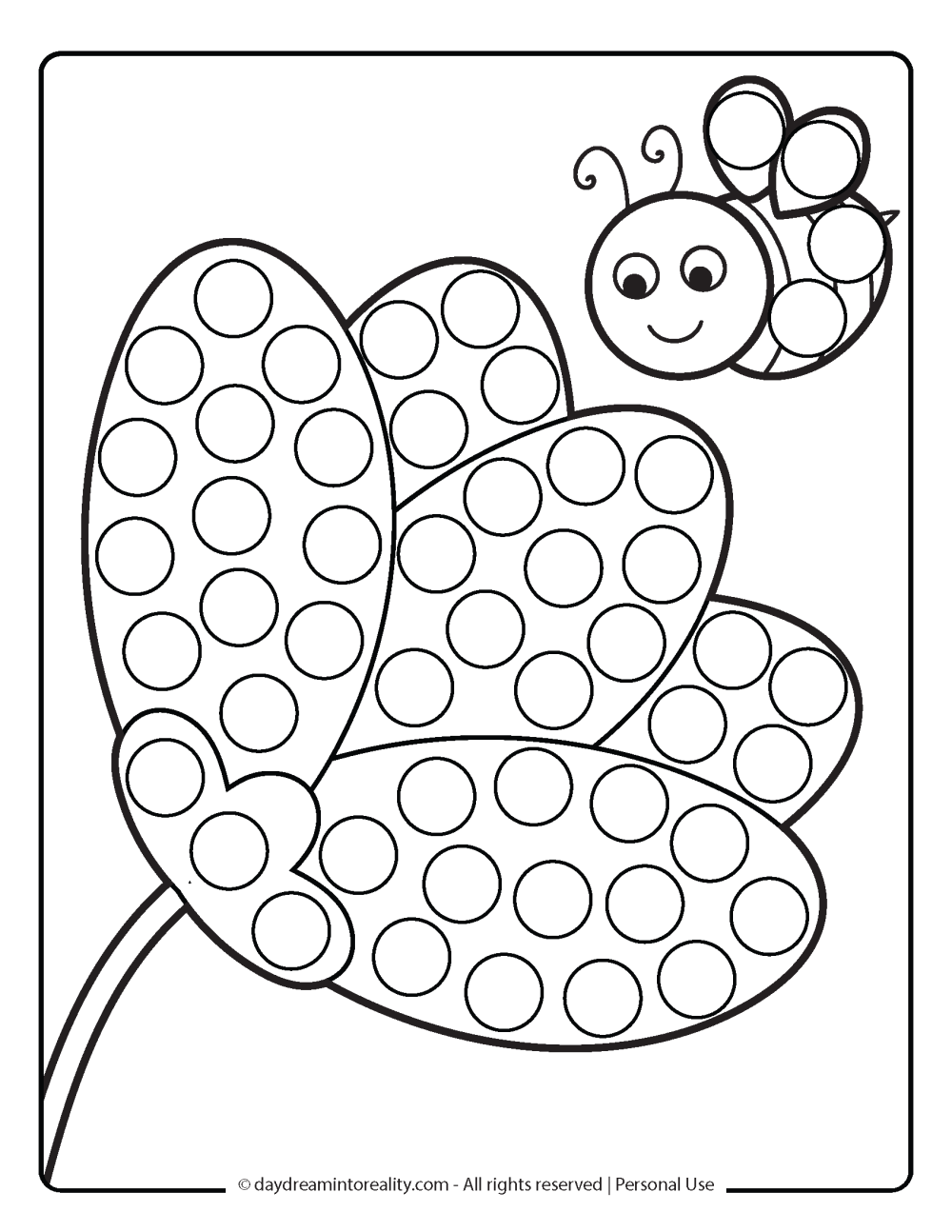 35 Spring Dot Marker Pages Free PDF Printables Daydream Into 