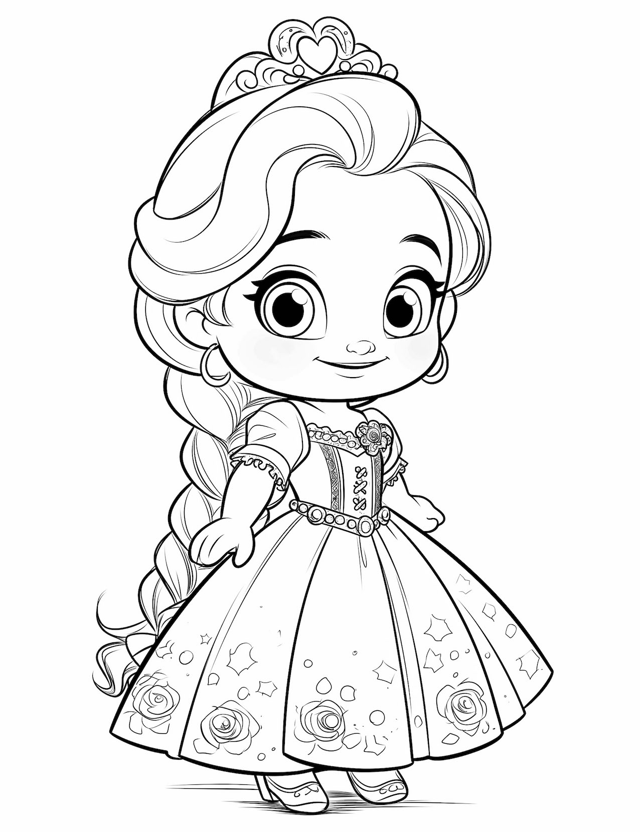 princess printable coloring sheets