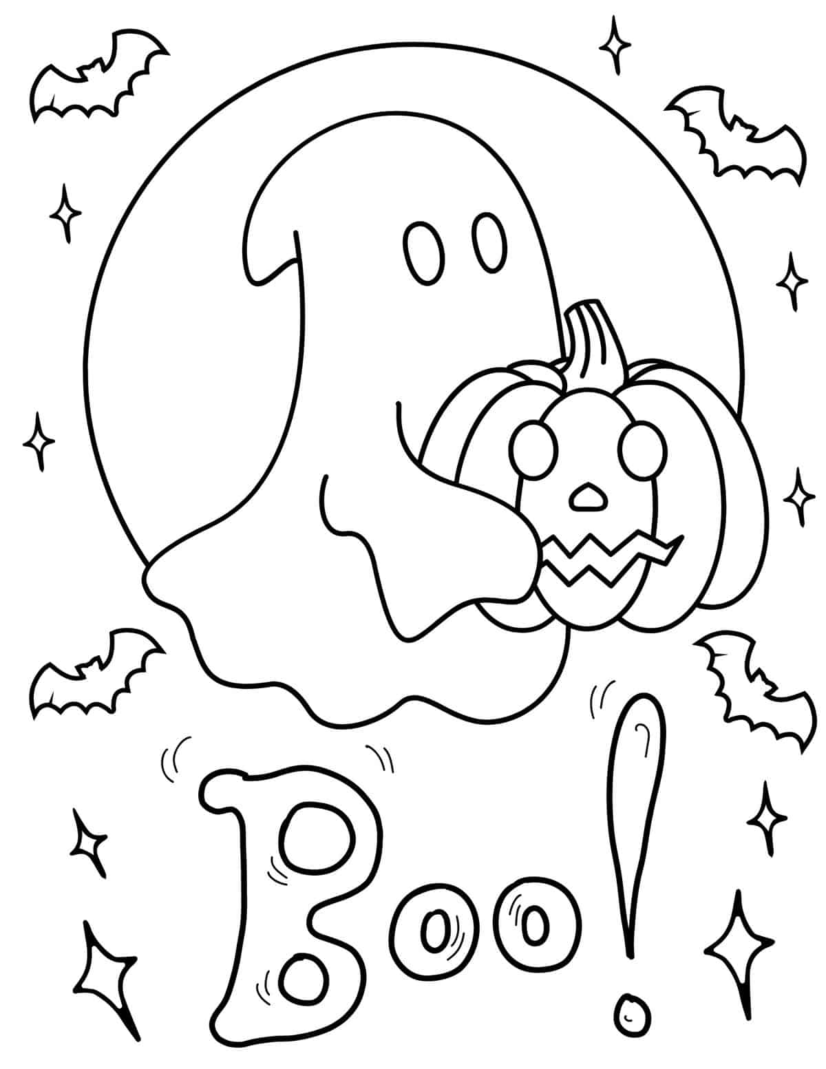 pictures of halloween to color