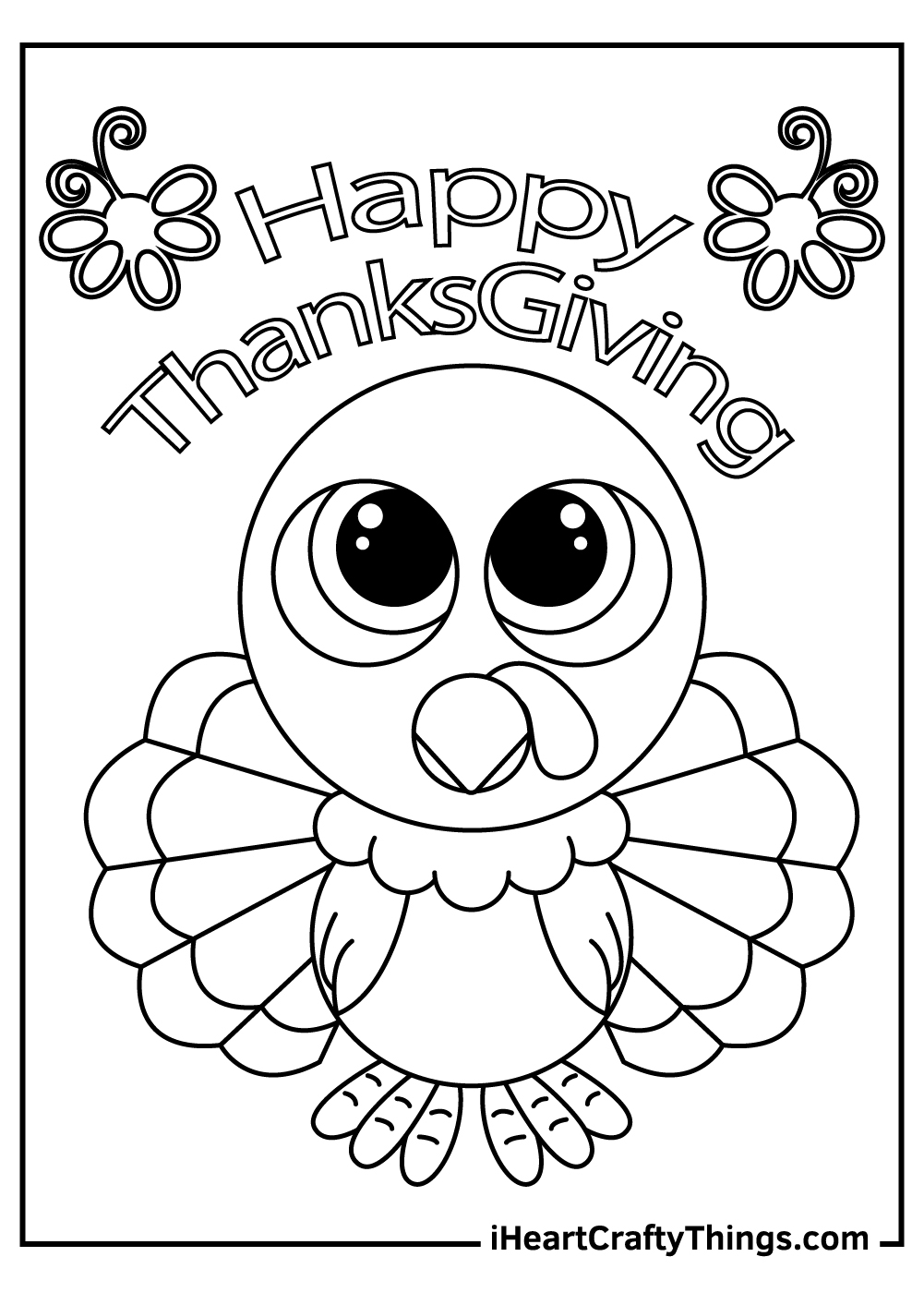 free printable coloring pages of turkeys