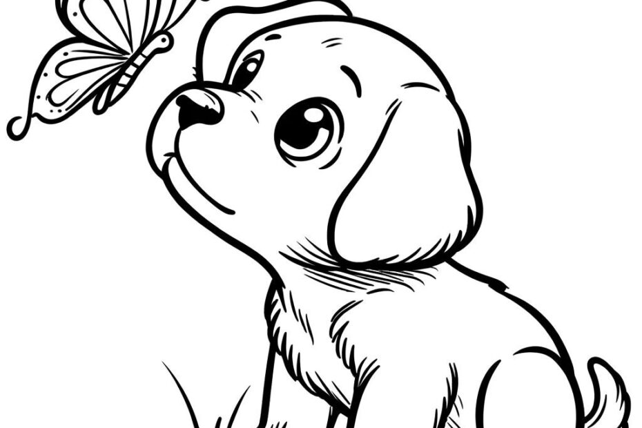 5 Cute Dog Coloring Pages Dog Coloring Cute Kids Dog Coloring Puppy Coloring Cute Puppy Dogs Cute Gift Idea Animal Coloring Puppy Etsy UK