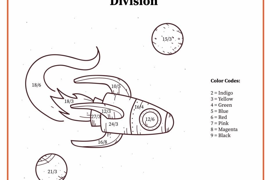 5 Free Division Coloring Worksheets Fun Activities