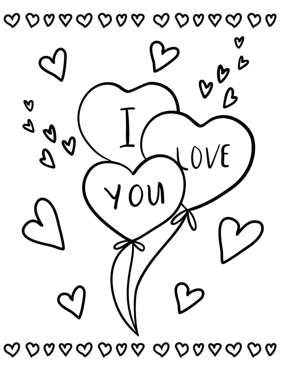50 Free Valentine Coloring Pages For Kids Prudent Penny Pincher