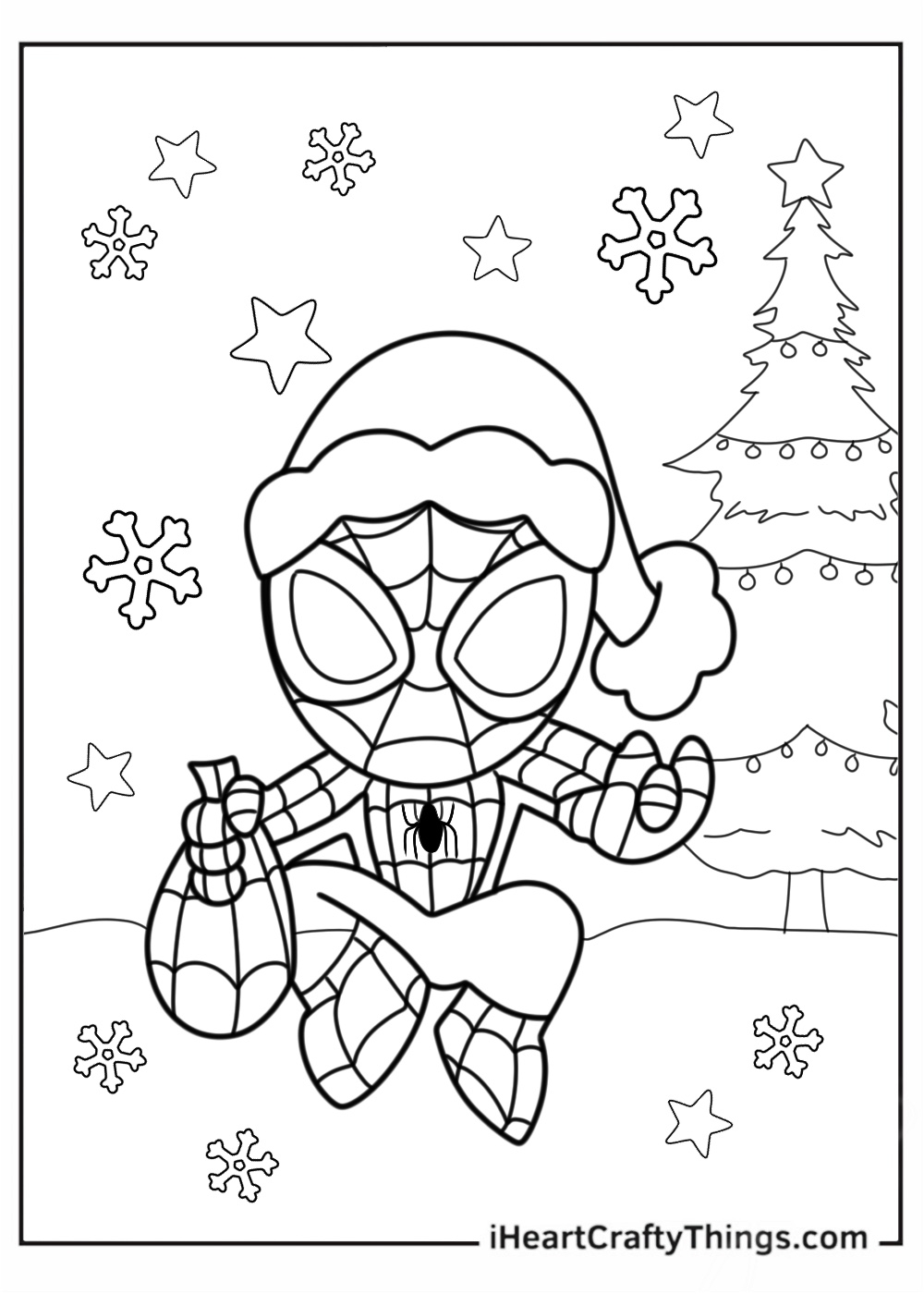 spiderman coloring pictures to print
