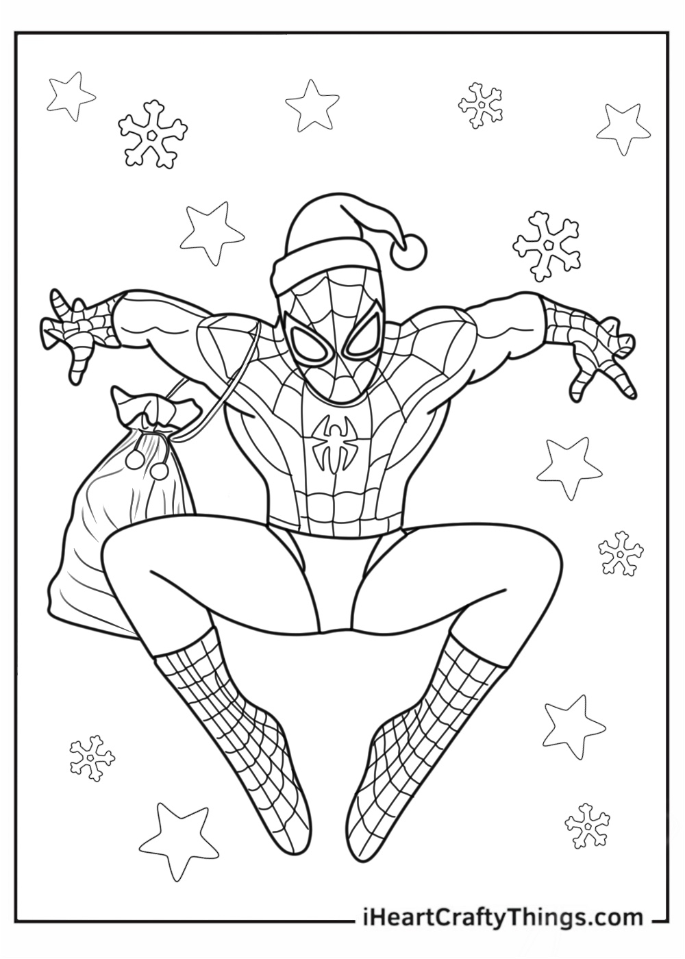 printable coloring pages spiderman