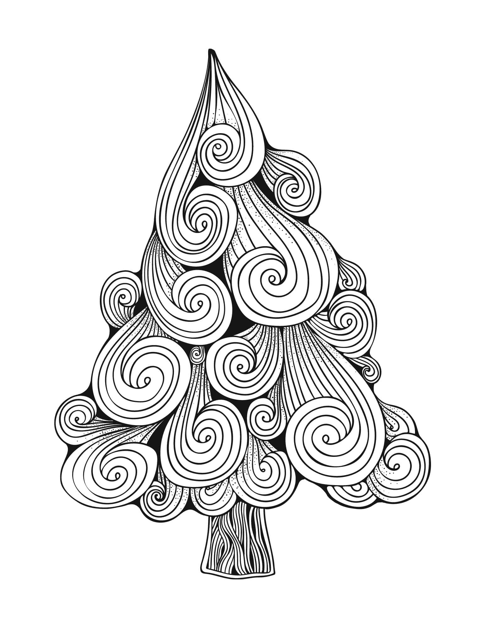 53 Joyful Christmas Tree Coloring Pages Our Mindful Life