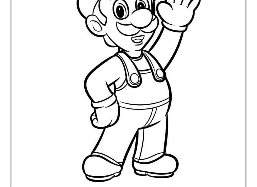 56 Super Mario Coloring Pages Free Printables For All Ages