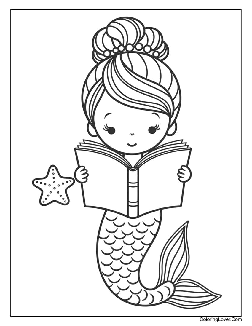 57 Mermaid Coloring Pages Free Printables For All Ages 