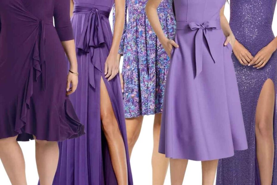 8 Best Color Shoes To Wear With A Purple Dress Outfit