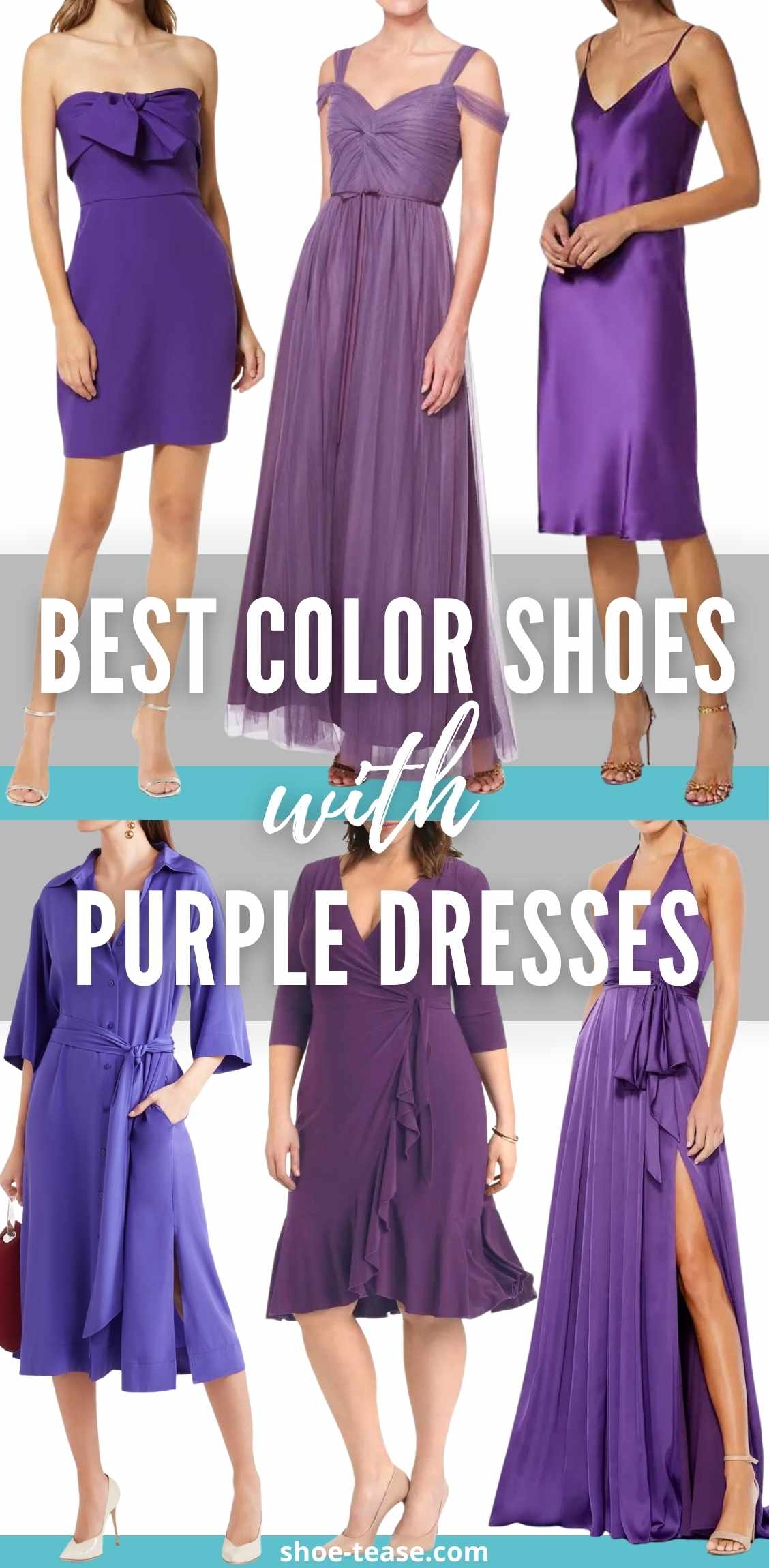 8 Best Color Shoes To Wear With A Purple Dress Outfit