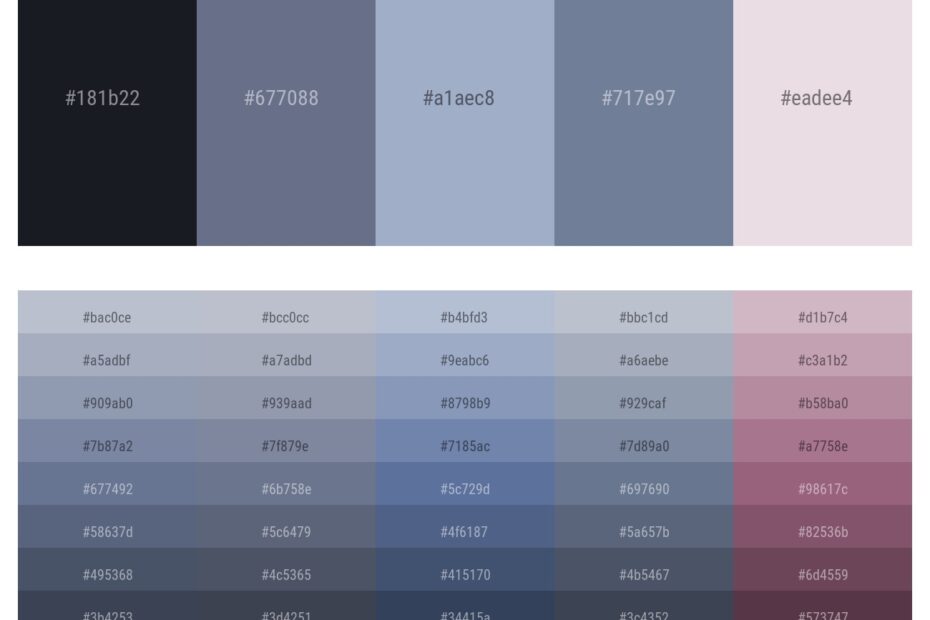 8 Latest Color Schemes With Shark And Slate Gray Color Tone Combinations 2025 IColorpalette