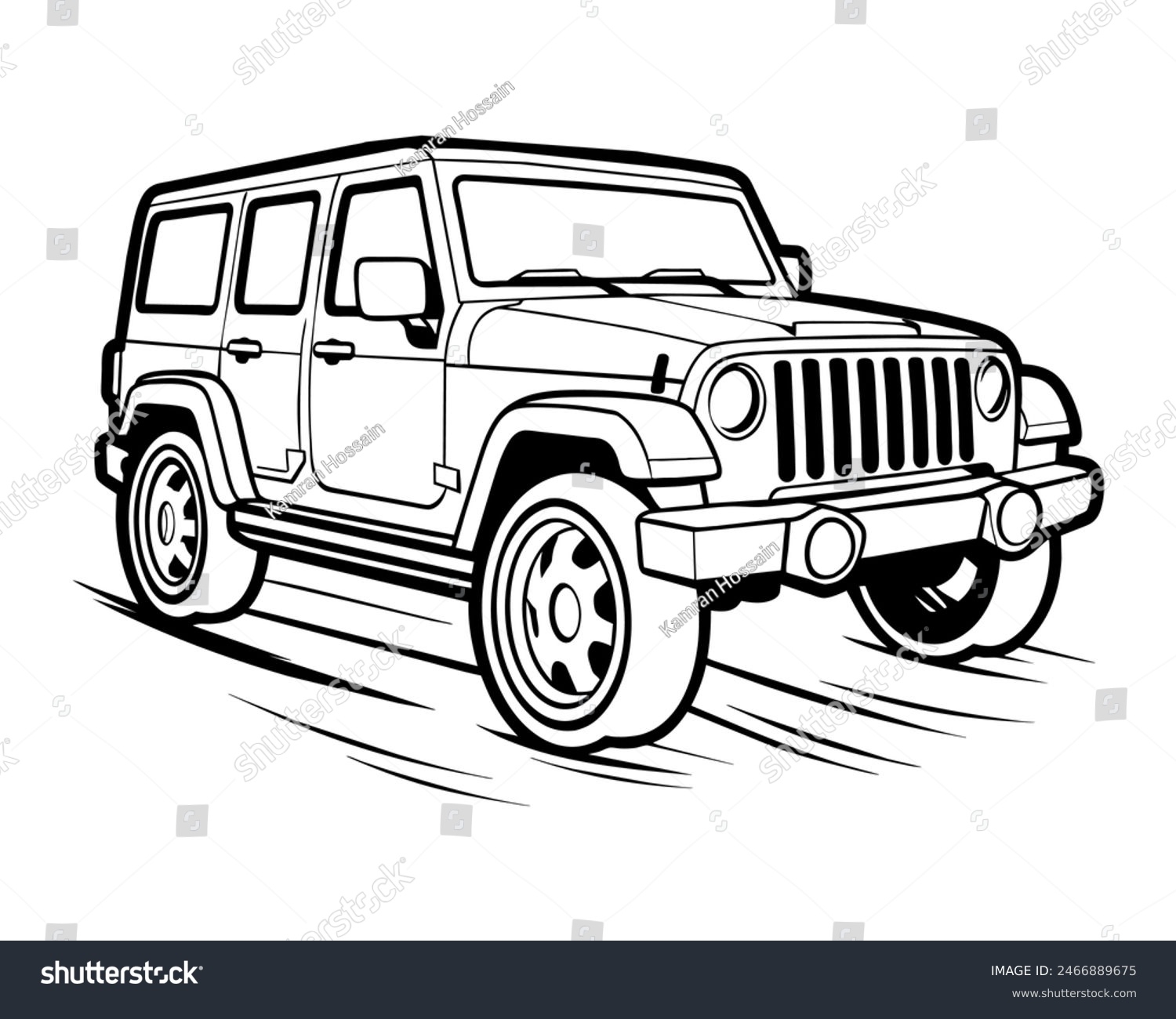 87 Jeep Coloring Page Royalty Free Images Stock Photos U0026 Pictures Shutterstock