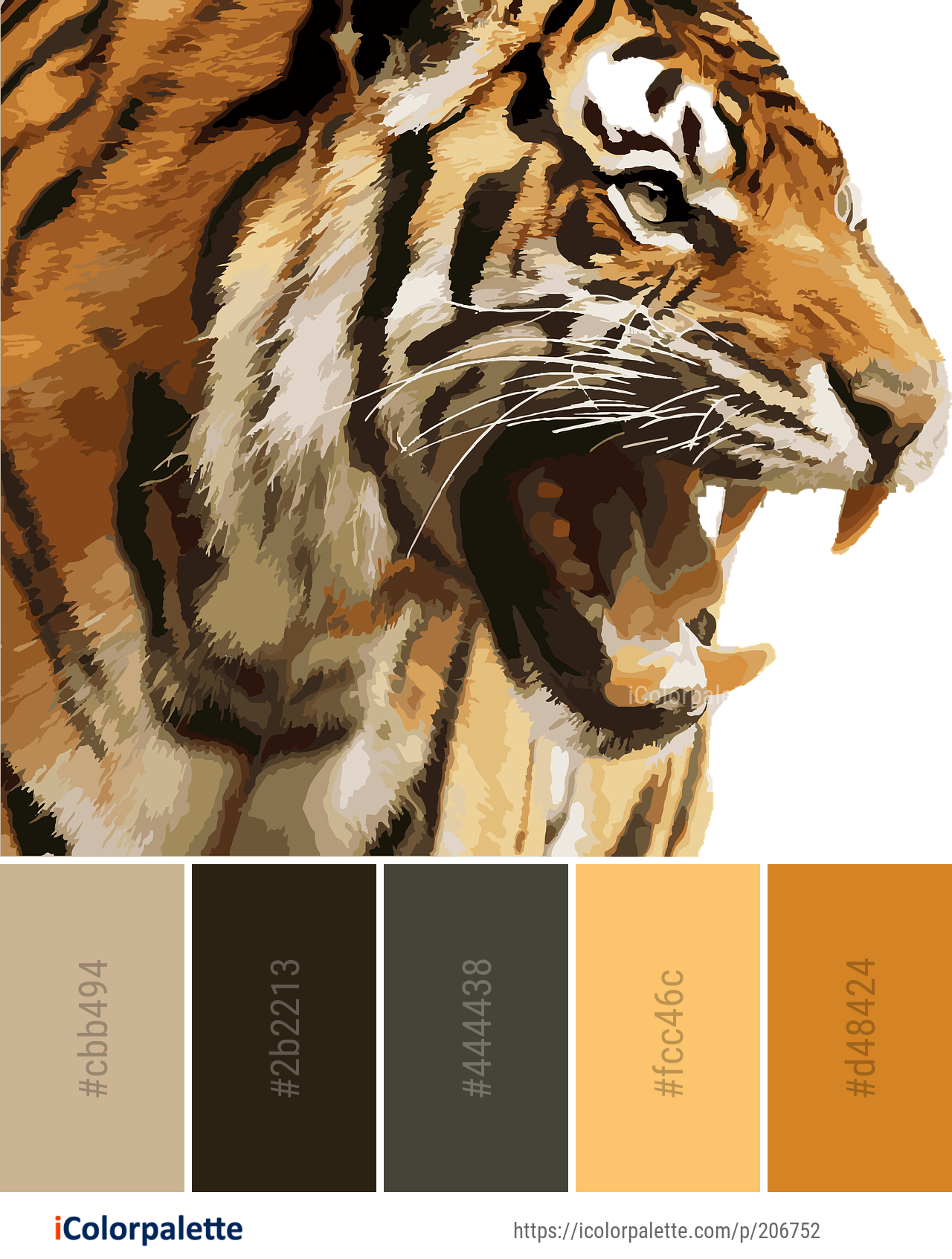 94 Tiger Color Palette Ideas In 2025 IColorpalette