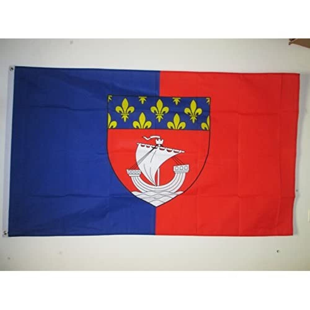 Amazon AZ FLAG Department Of Paris Flag 3x5 Ft 100D 