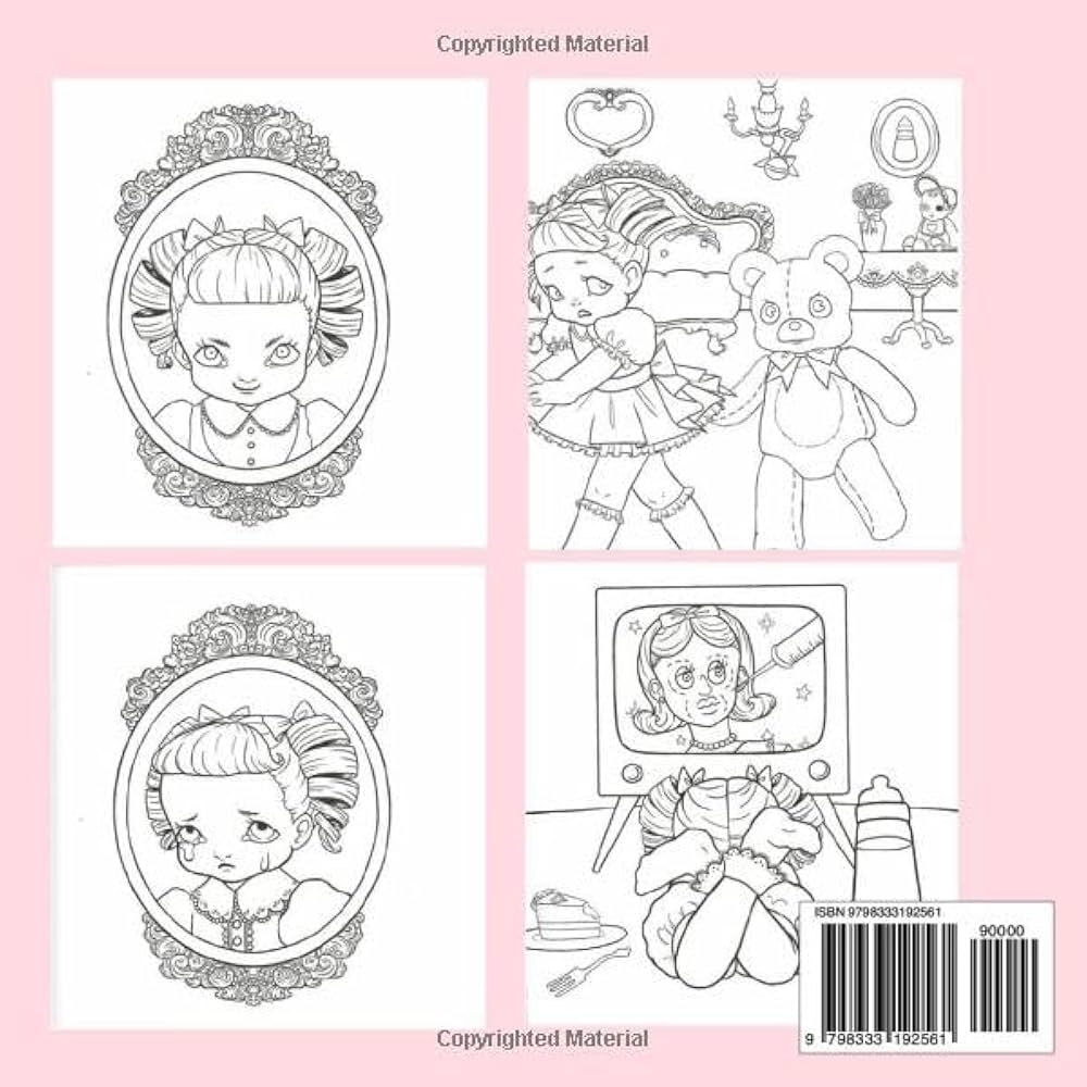 printable melanie martinez coloring book pages