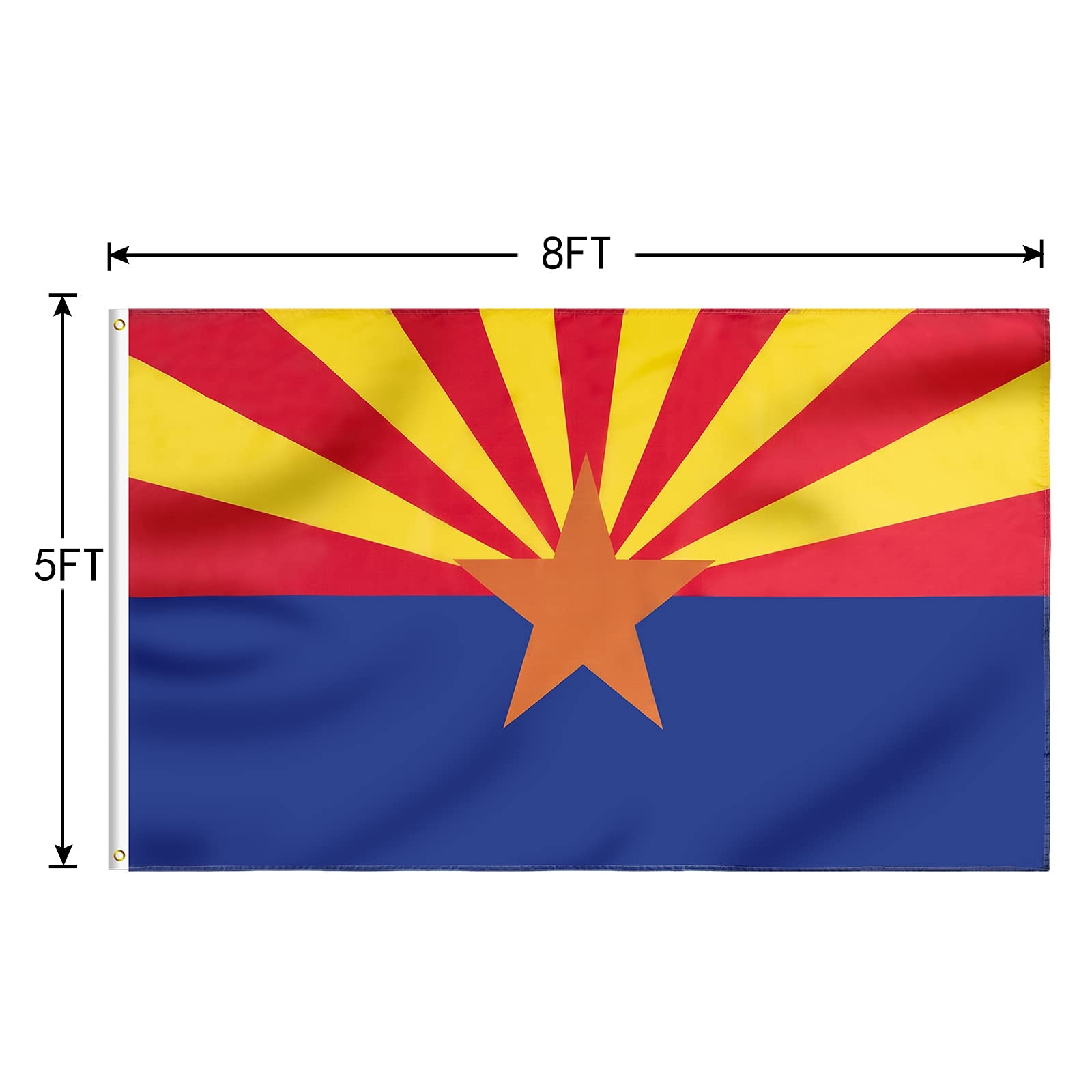 Amazon FLAGBURG Arizona State Flag 5x8 FT Large AZ Flags 