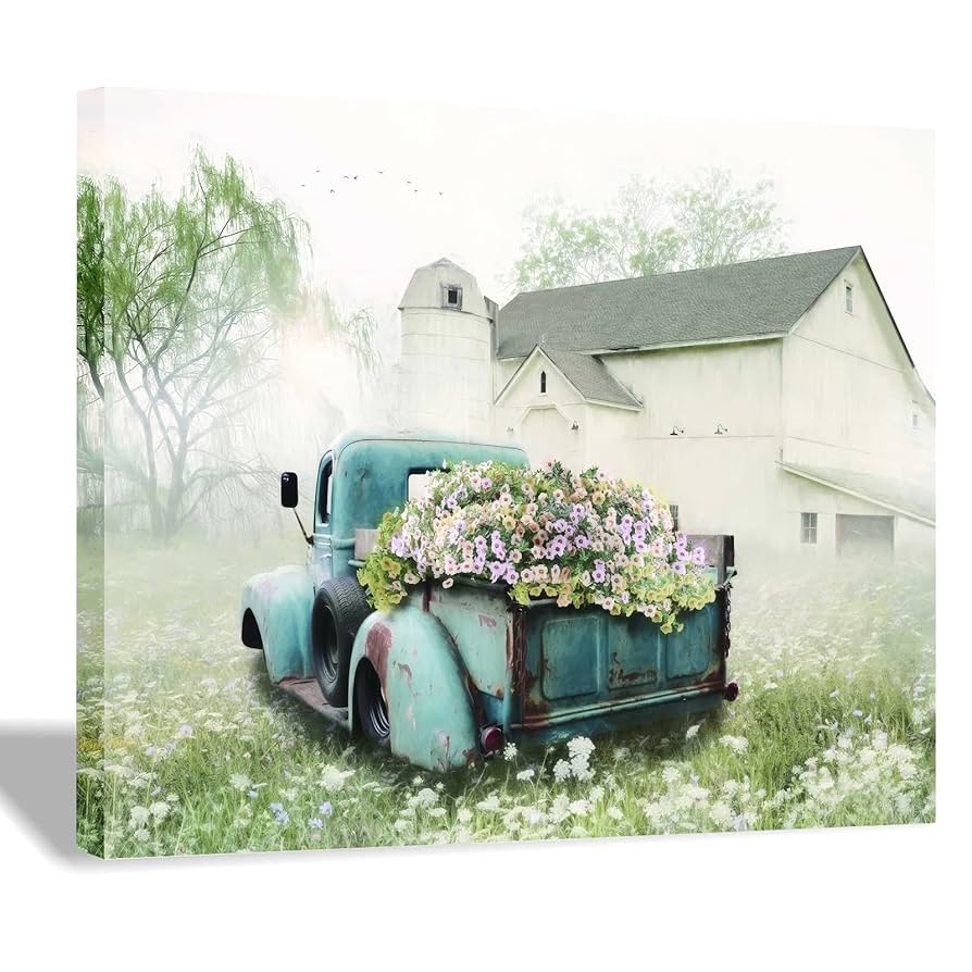 car picture with flowers to color