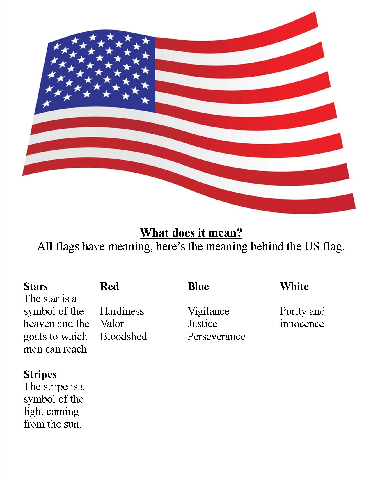 American Flag Class Wunderful Homeschool