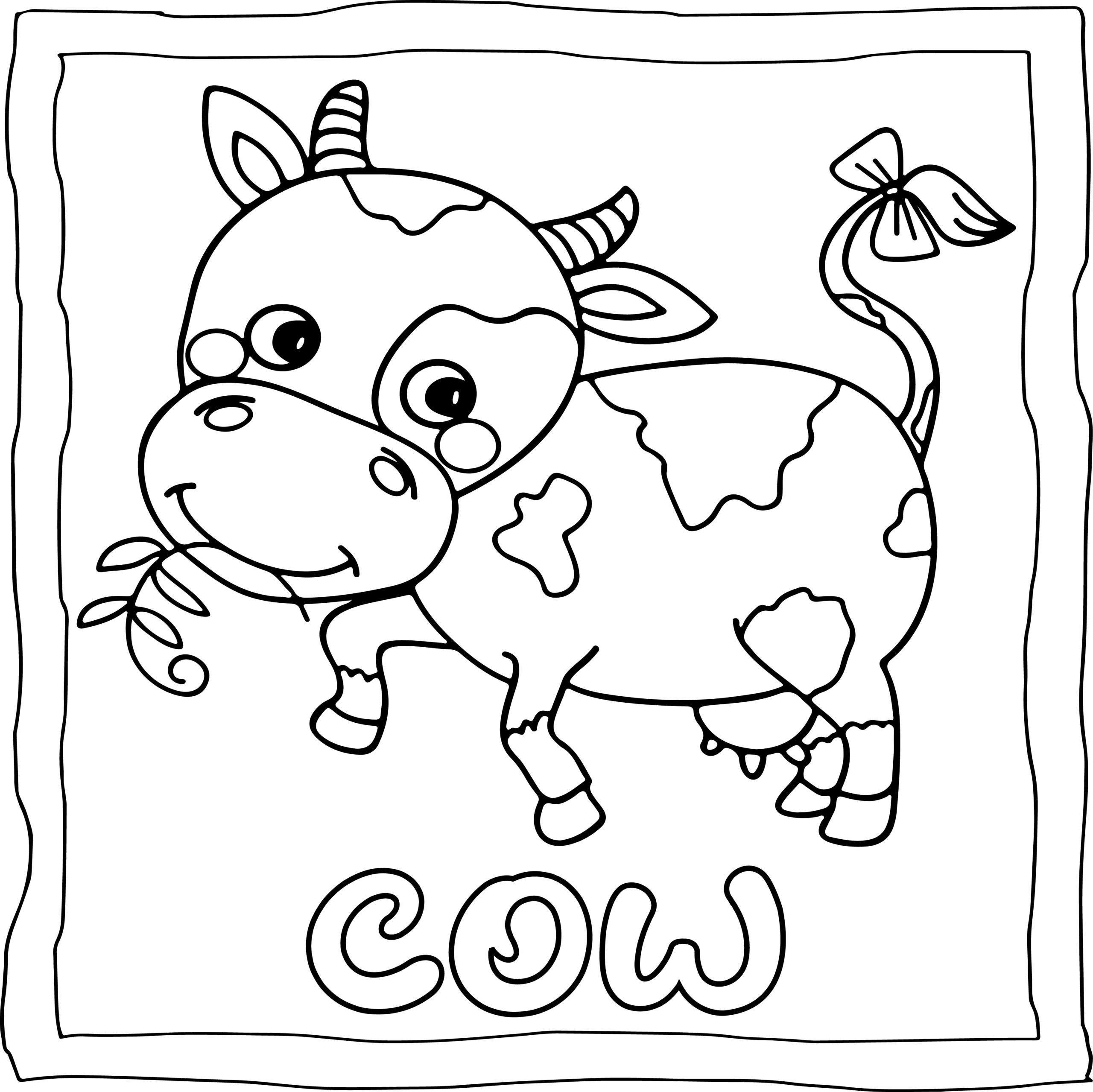 easy coloring pages animals