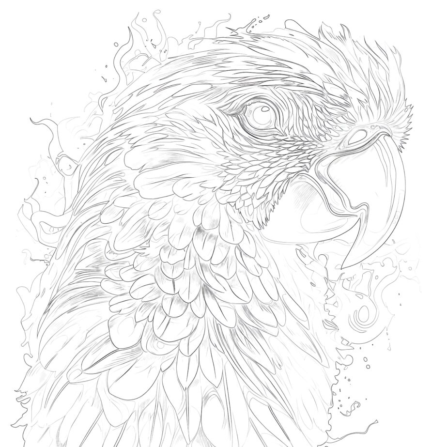 coloring pages for adults of animals