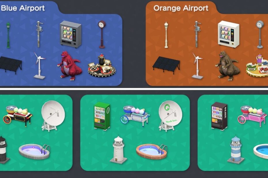 Animal Crossing New Horizons Airport Roof Colour Might Determine Store Item Options