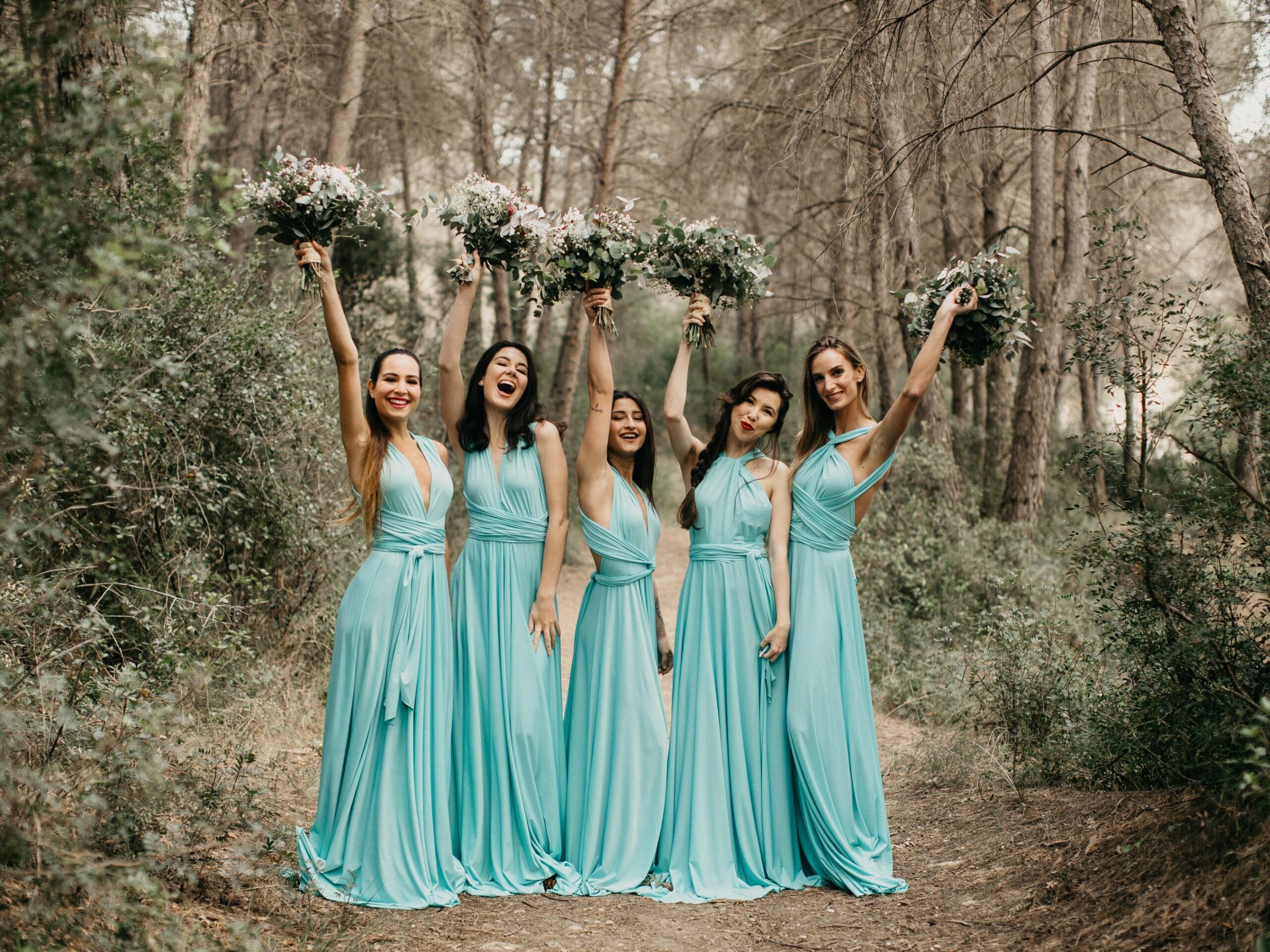 Aqua Blue Infinity Dress Aqua Blue Bridesmaid Dresses Clearance
