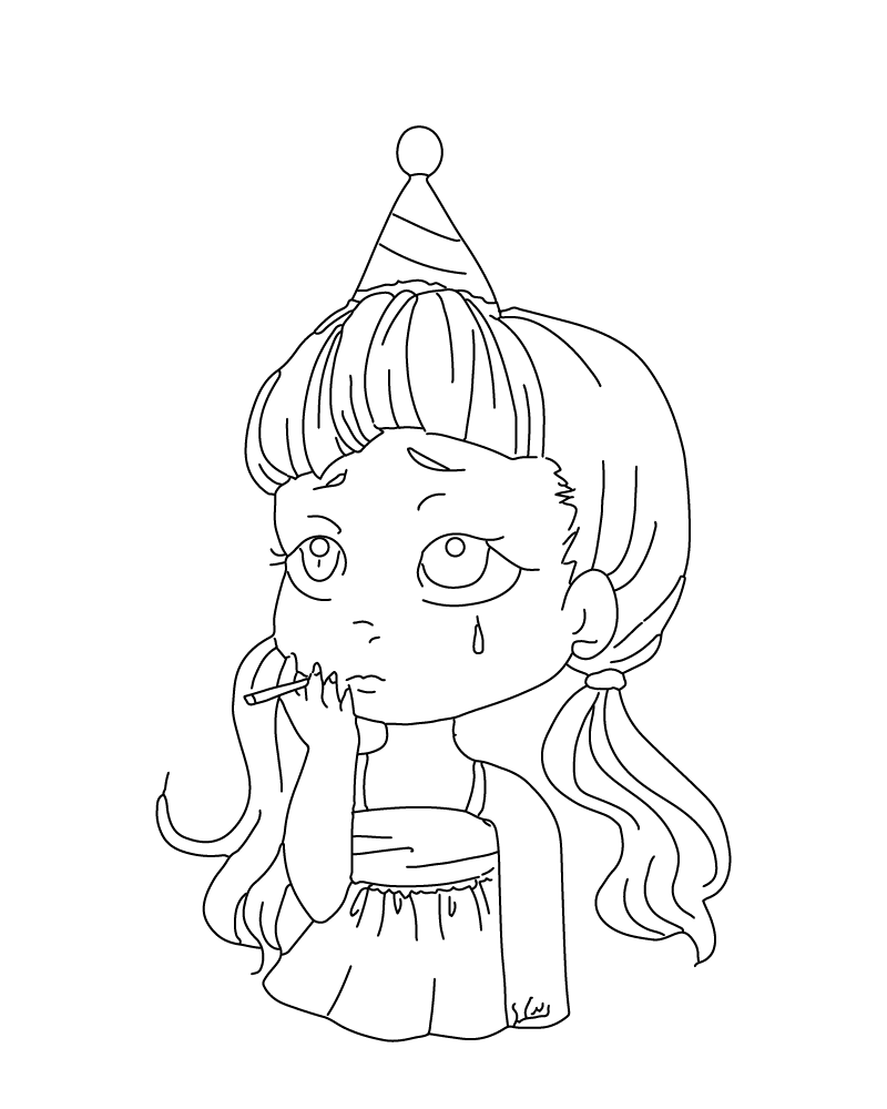 Artwork Melanie Martinez Coloring Page