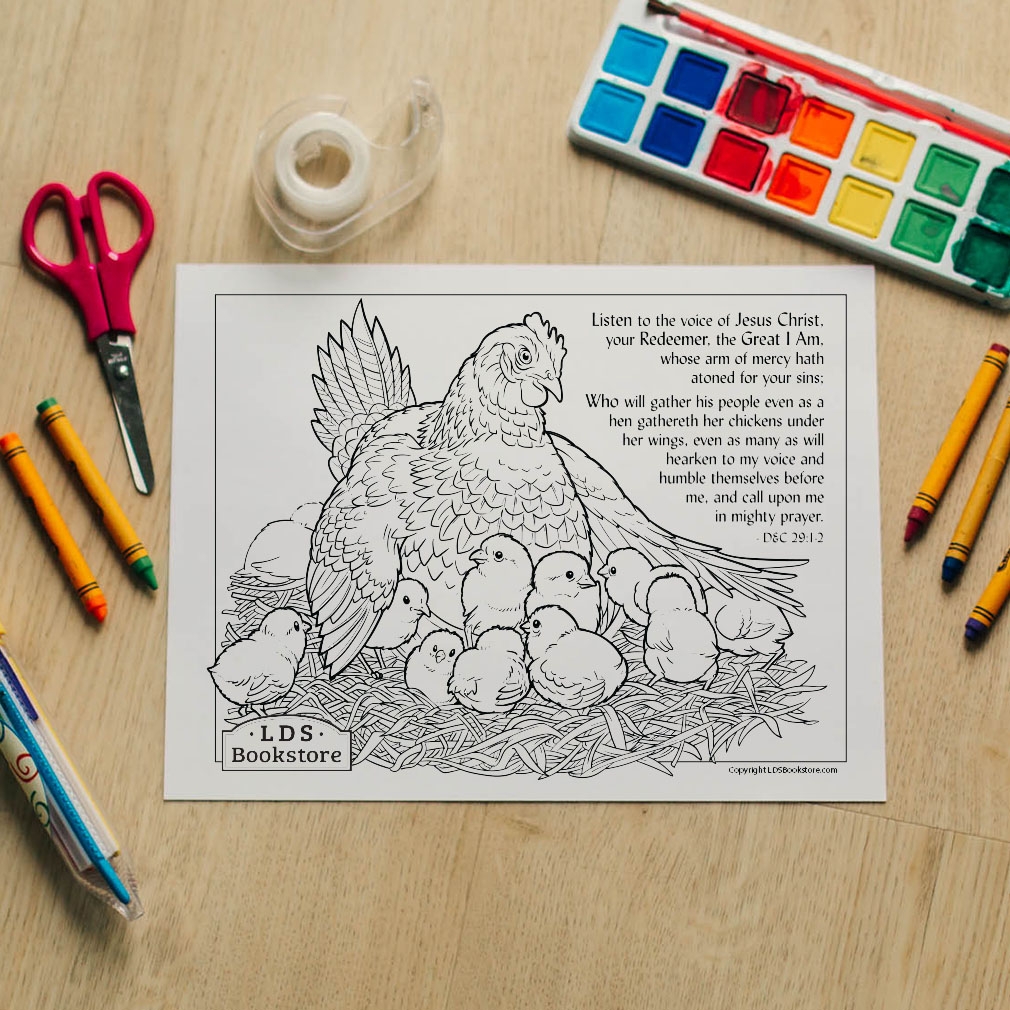 hen pictures to color