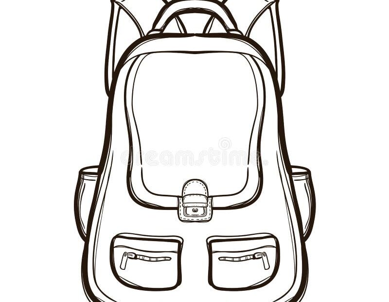 Backpack Coloring Stock Illustrations 2 509 Backpack Coloring Stock Illustrations Vectors U0026 Clipart Dreamstime