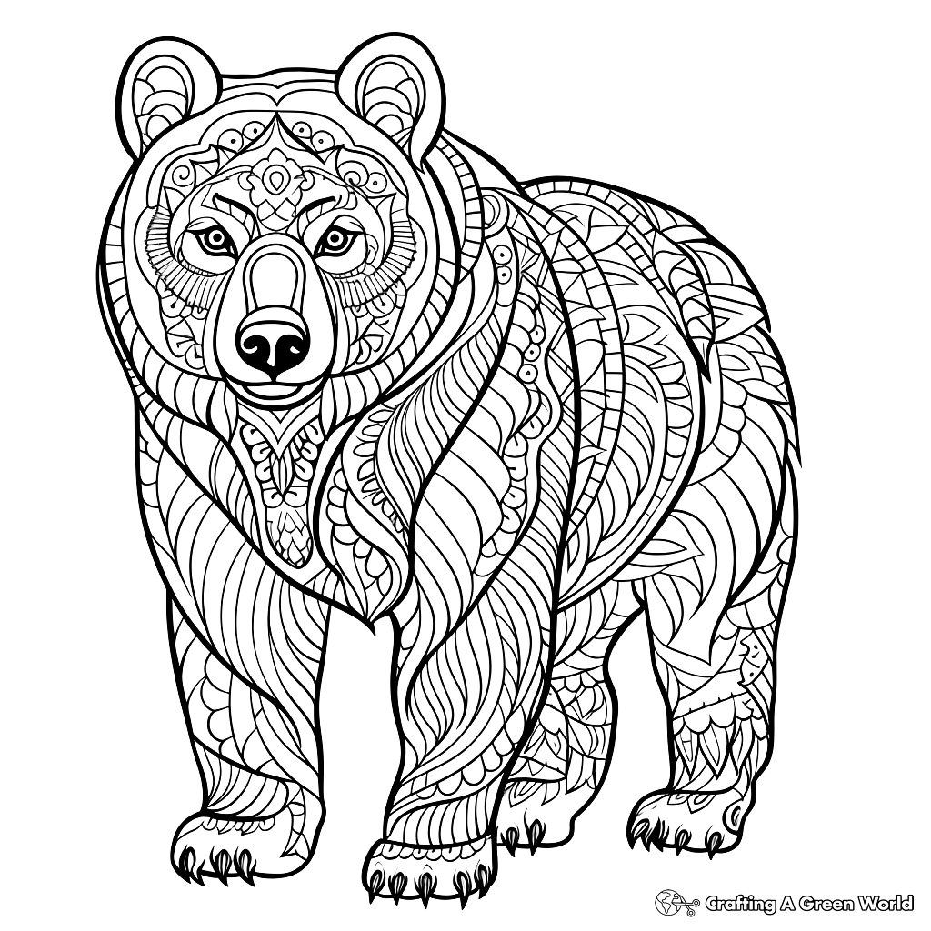 bear coloring pages