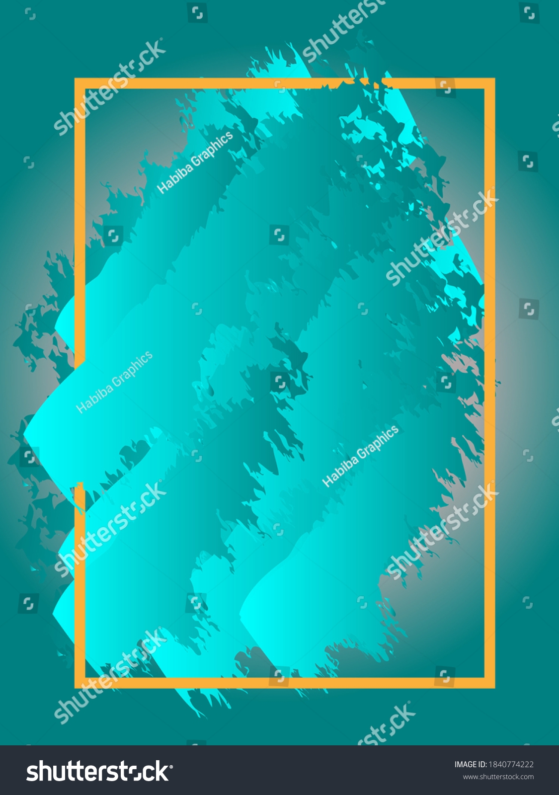 colorful blank poster template