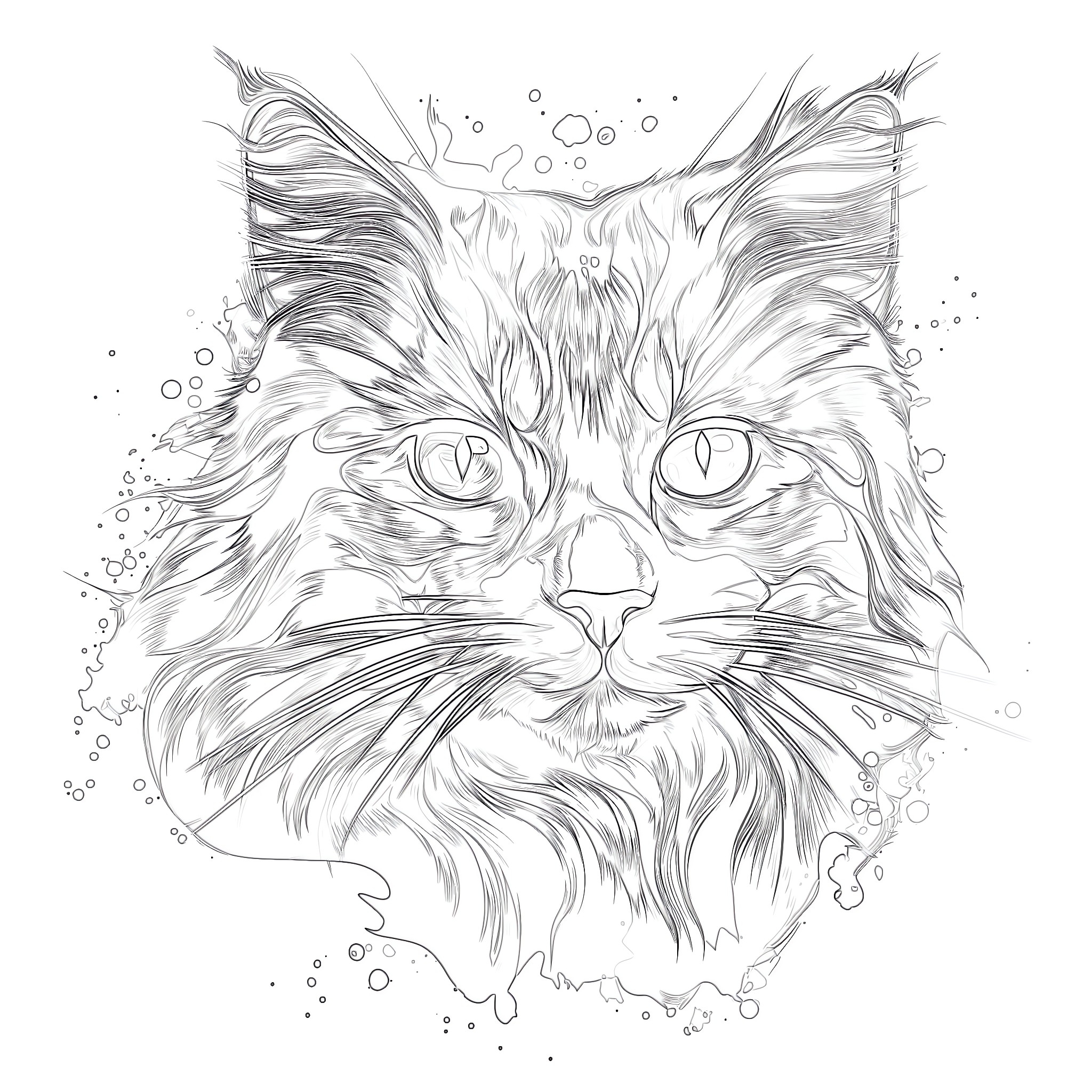 cat coloring pictures to print
