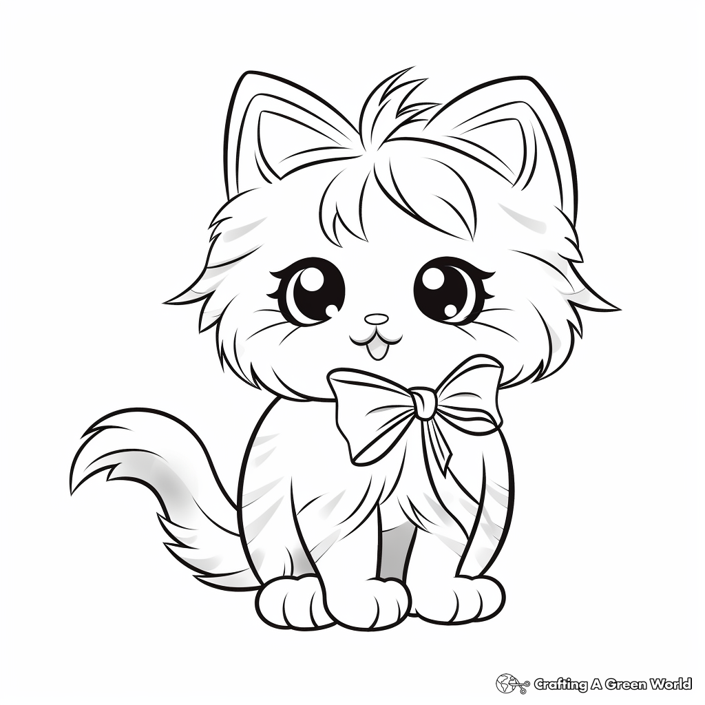 cat for coloring