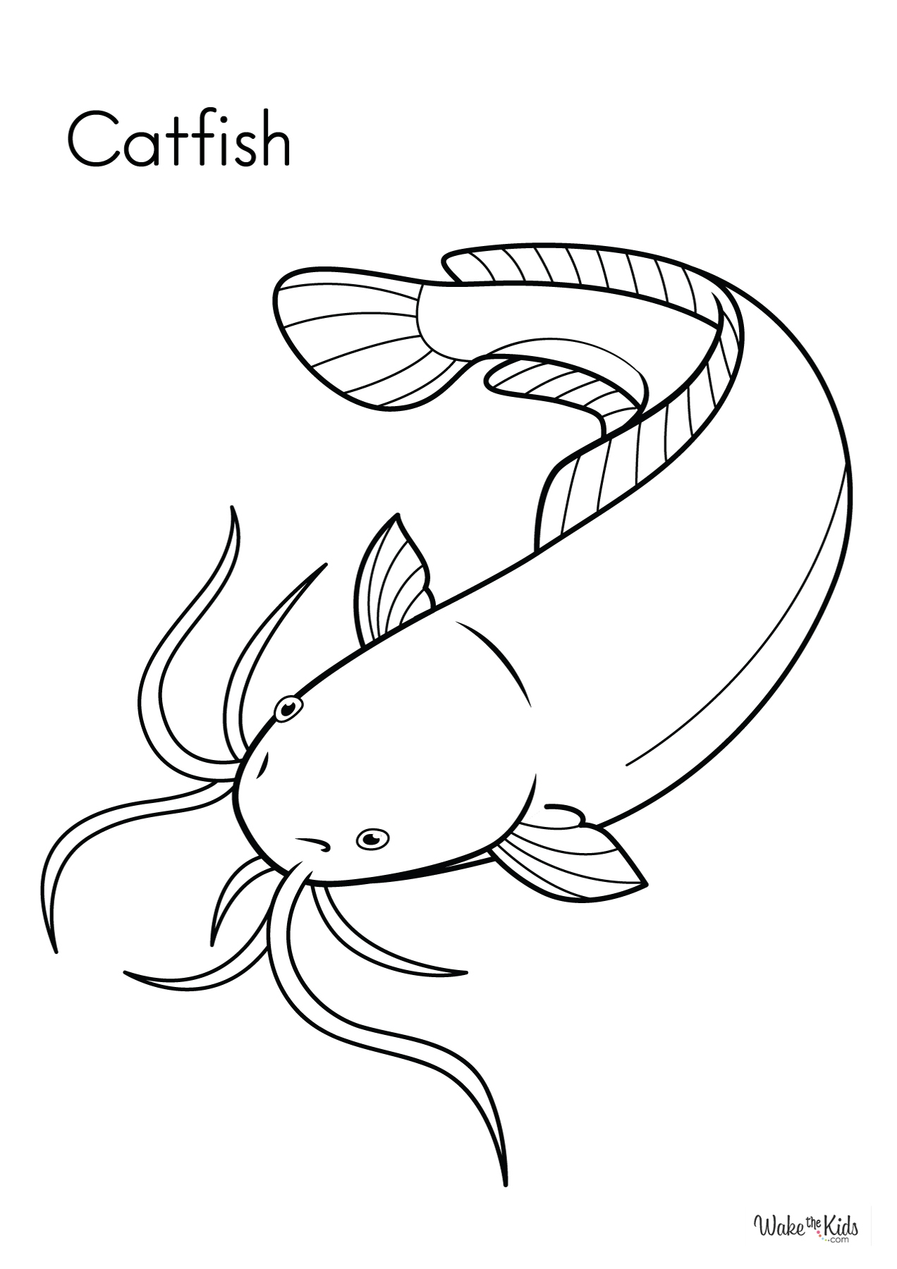 Catfish Coloring Pages Free Printable PDFs WakeTheKids