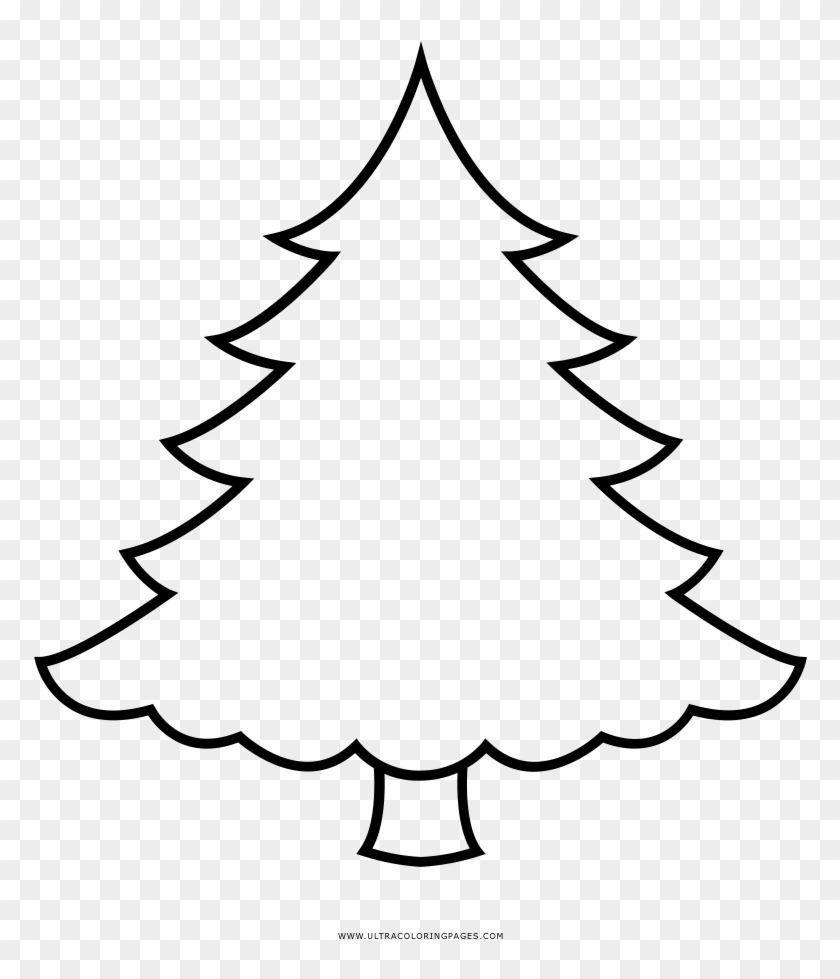 christmas tree coloring template