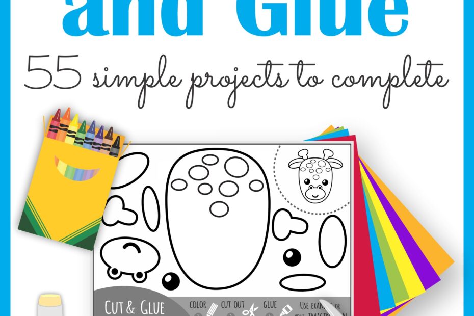 Color Cut And Glue Complete Packet Fine Motor And Visual Perceptual Skills Your Therapy Source