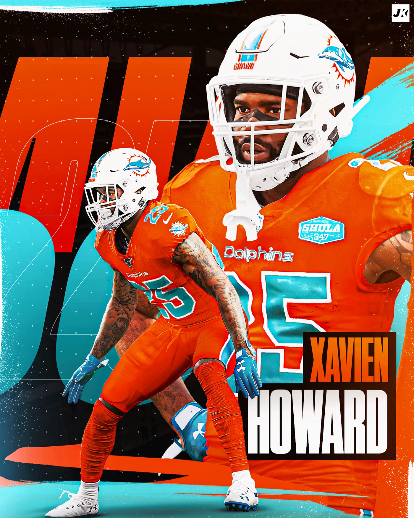Color Rush Dolphins Jersey Clearance