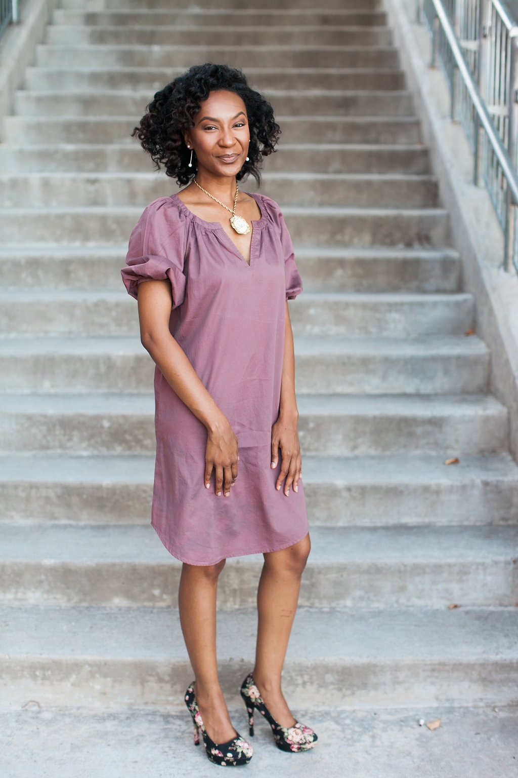 shoe color with purple dress