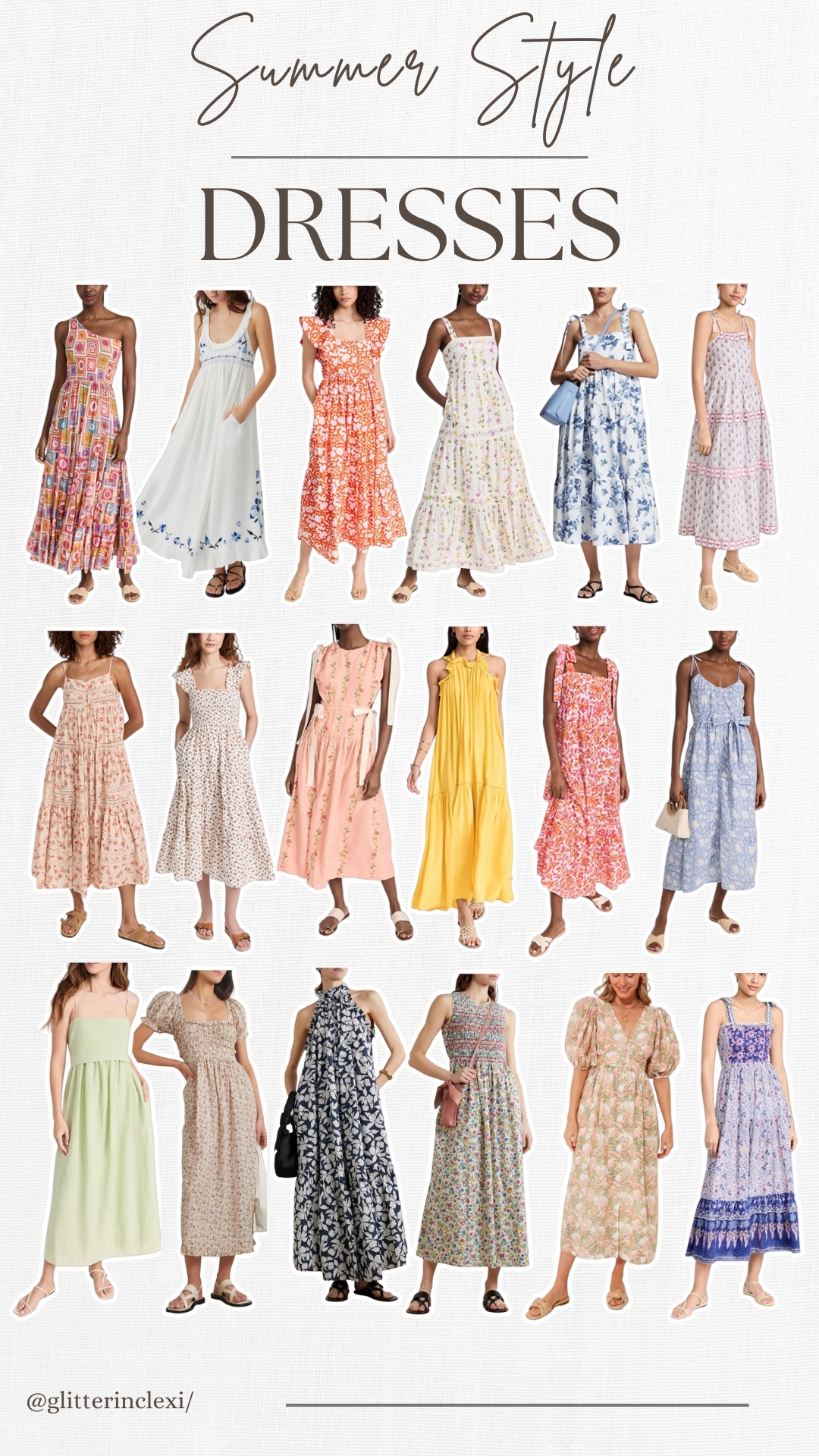 Colorful Dresses For Summer Glitter Inc 